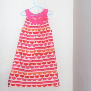 Gymboree sundress size 8 pink, white, and orange